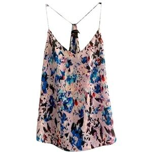 J. Crew Multicolor Floral Silk Camisole Top Sz 4